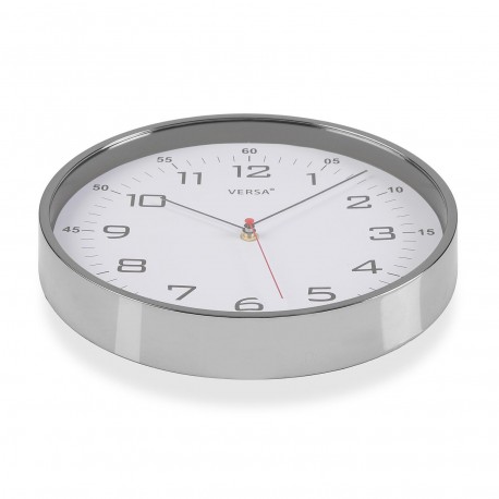 Reloj Cocina de Plata VERSA HOME 30,5 cm